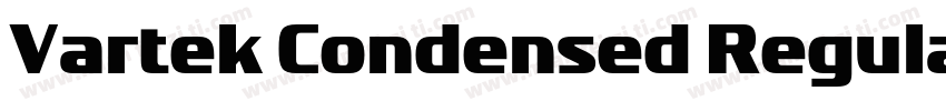 Vartek Condensed Regular字体转换